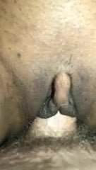 Riding dick.