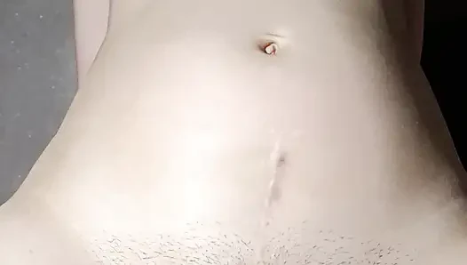 Tight Pussy, Cock Rubbing Fuck and Creampie Inside