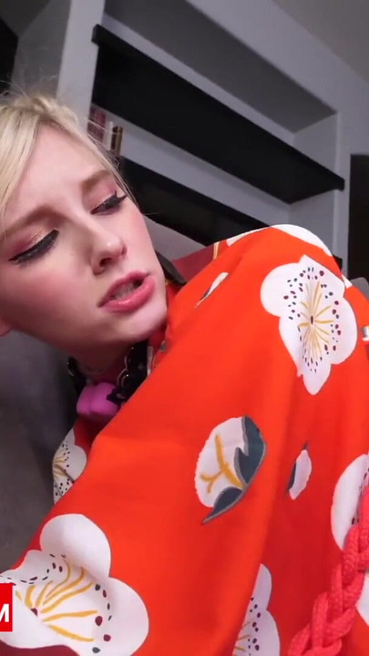 Taming the Busty Pet Slut: Melody Marks Owned by Asian Cock | Clip 1