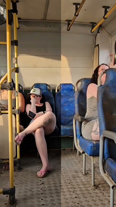 MARRIED WOMAN GIVES A KISS TO A STRANGE GUY INSIDE THE BUS AND ENDS UP HAVING SEX WITH HIM | Clip 1
