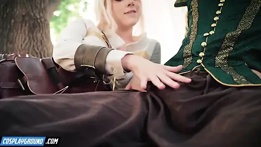 Gia Ohmy Jaskier'in uzun sert yarağını istiyor - witcher porno cosplay parodi