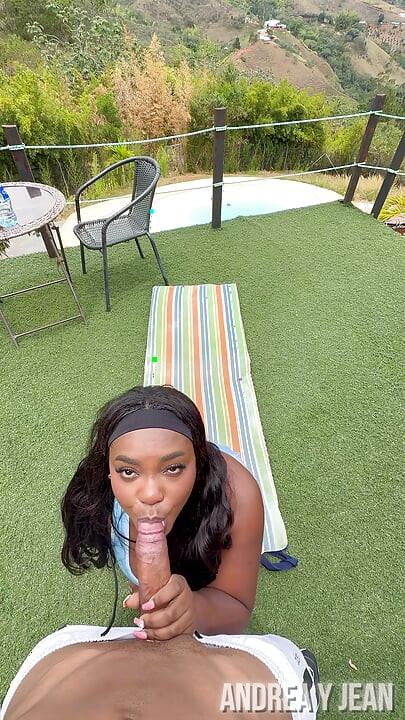 A gorgeous Ebony Milf Fucks her trainer, who’s got a massive cock , with her tight pussy whilst her husband’s away