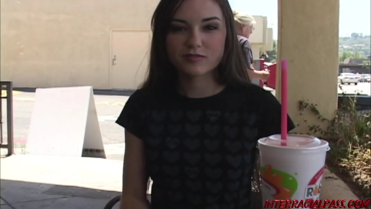 Genç sasha grey içinde ona ilk ırklararası seks
