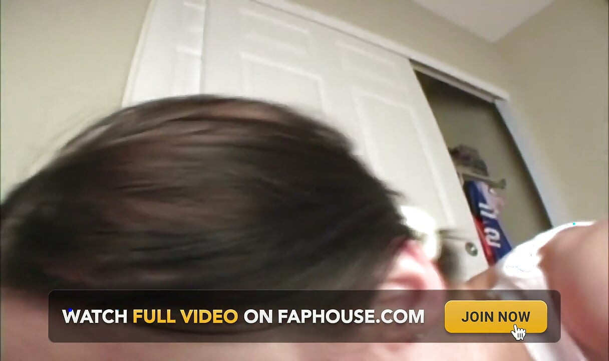 Emma sucking on a rubber cock