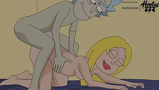 VIDEO BOCOR AYAH AMERIKA FRANCINE CROSSOVER RICK DAN MORTY