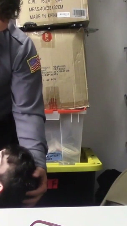 Thieving twink facialized after disciplinary bareback | Clip 1