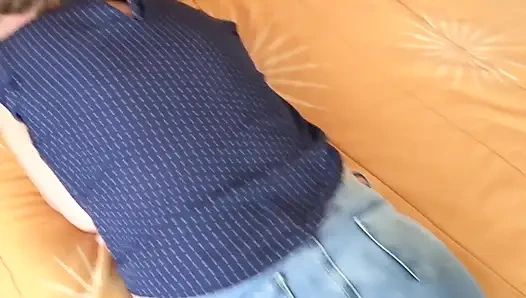 Stepson's Friends Give Me Big Cumshots on My Ass, I Love Their Hard and Juicy Cocks