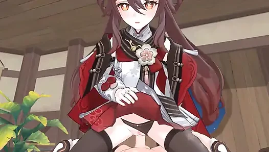 Genshin Impact - kunjungi rumah hu tao untuk penuh gairah di rumah - animasi hentai 3d