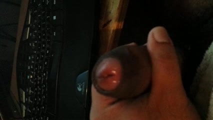 playing with my cock