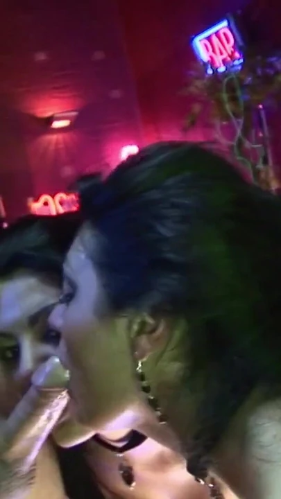 Epic moment from "Blonde slut dancing on a pole and seduces men around her"