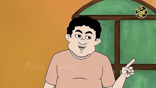 Hintli köylü kadın açık havada gösterinin tadını çıkarıyor ve Hintli kırmızı sari çıkarma yengenin tadını çıkarıyor