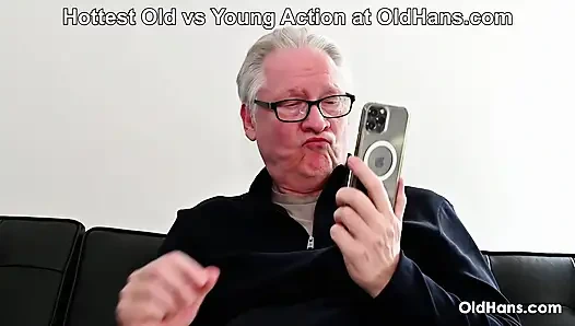 I don’t Mind Fucking Old Guys! Samantha Sparkle at OldHans