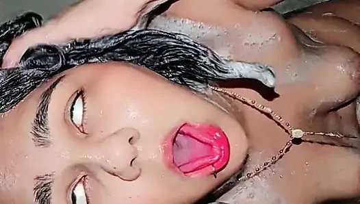 Look how I touch myself in the bathroom