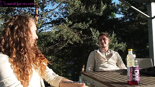 Von der Fantasie zur realität: das filmen ihrer wilden begegnung mit einem total fremden