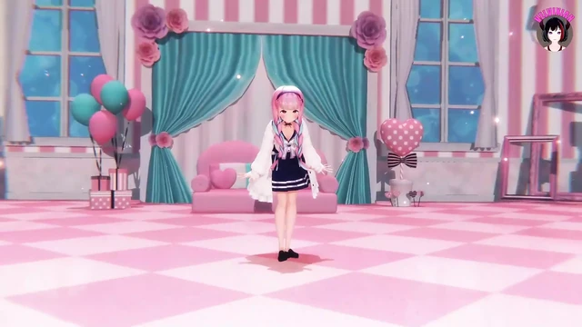 Minato - Cute Teen Sexy Dance and Gradual Undressing