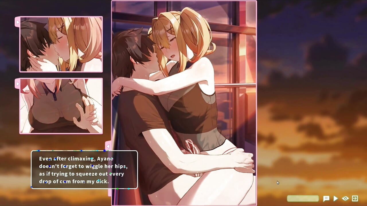 Hentai Game - Letnja clover - ferris wheel sex - jebanje plavuše na ferris točku