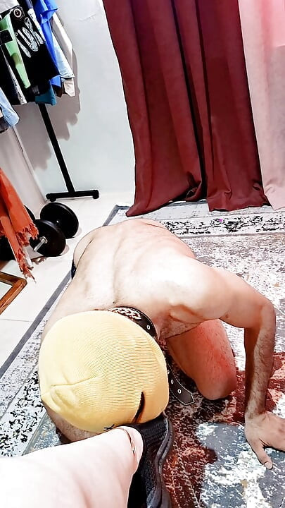 "Mistress Fruit Spit Feeding & Intense Foot Worship  Shoe Kissing BDSM Session Part 4