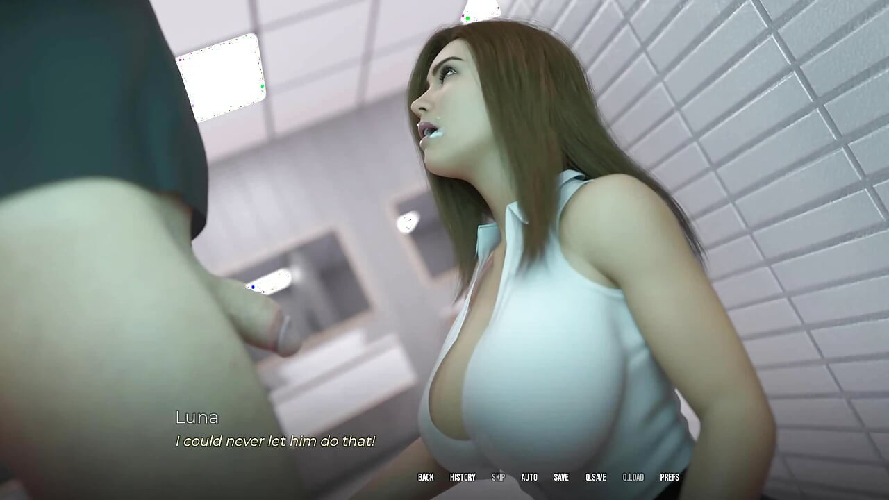In Security: Wife Is Sucking Dick in the Toilet to Save Her Husband From Losing His Job - Episode 24