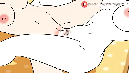 Big Tits Nami & Robin Threesome + Mitsuri Kanroji Creampie Animation