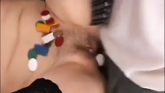 Tante rambut merah ngentot di atas meja listrik... Crot di mulut