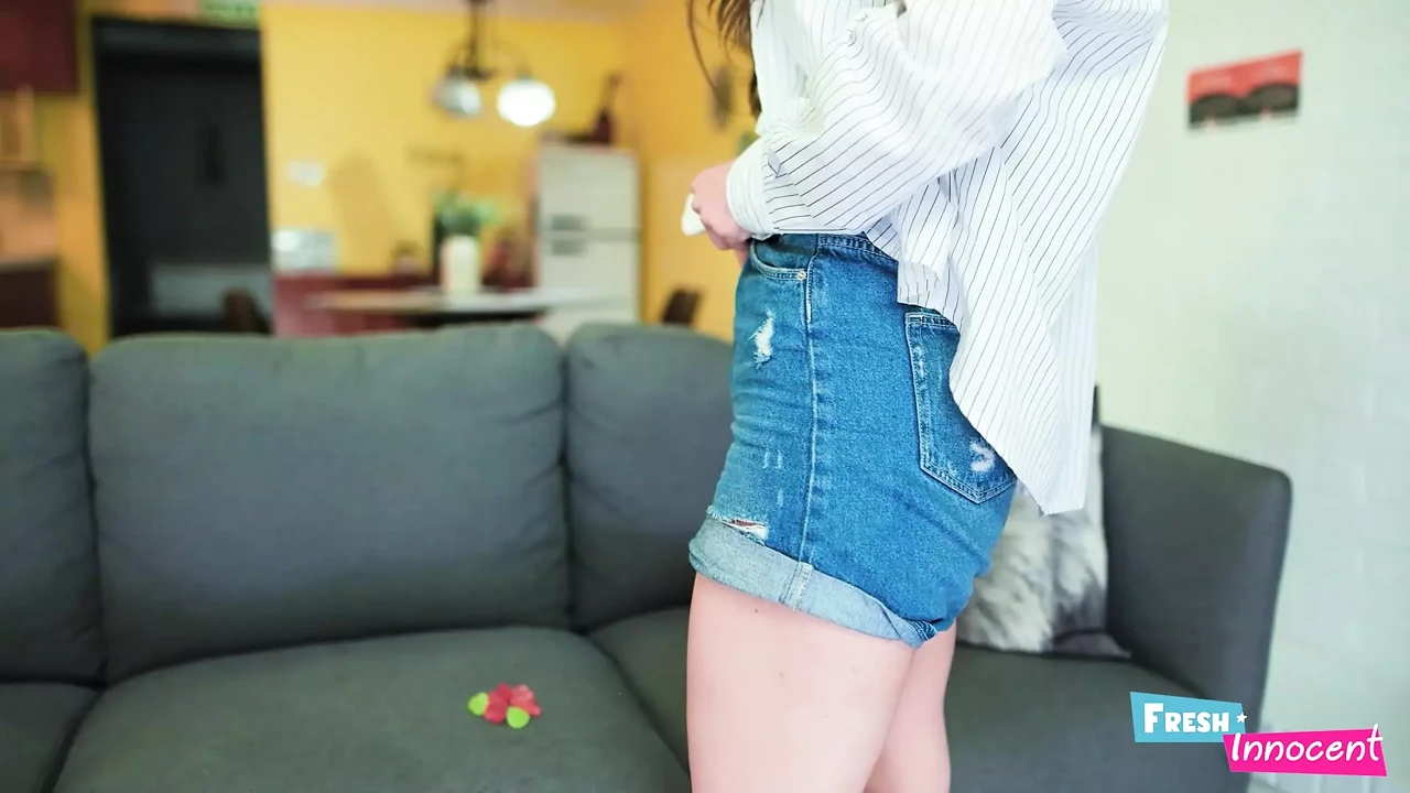 Fresh & Innocent - A Petite Teen Babe gets Fucked over some Candies
