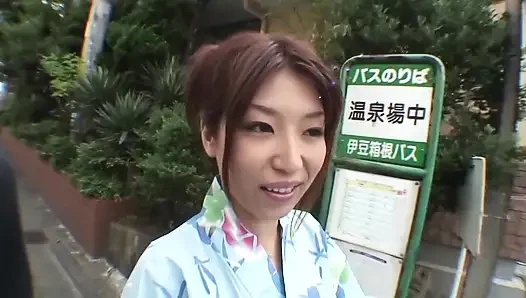 Asian Gheisha suck my big cock