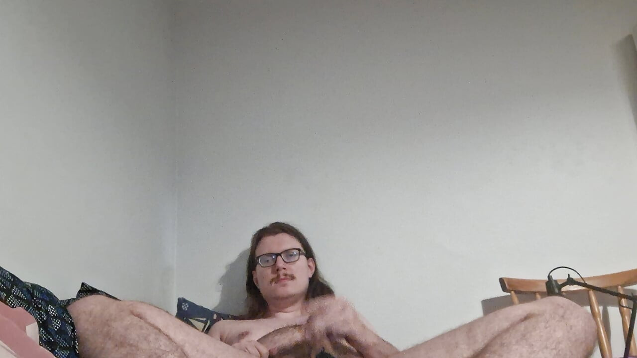 Young guy undresses, jerks off and shows feet