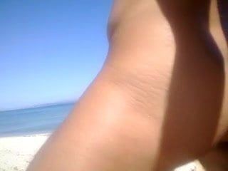 Hora do creme na praia, baía de Alcudia, Maiorca