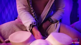 Stepdaddy Saw You Masturbating and Fucked You Until You Cum Hard!