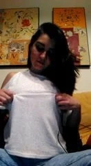gallega se toca las tetas