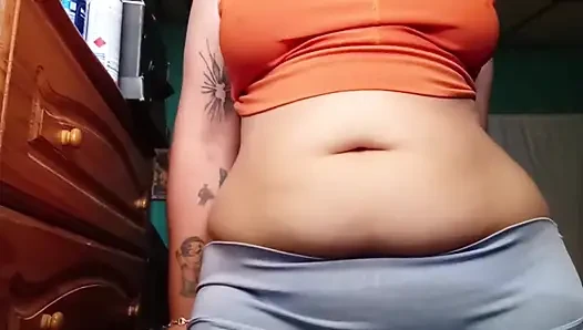 Cleaning My Deep Belly Button with a Cotton Swab