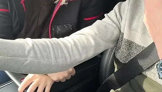 I Suck While Driving My Boyfriend While Passing Trucks Ahah