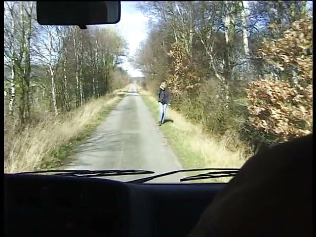 Mature riding cock of a guy who is giving her a ride