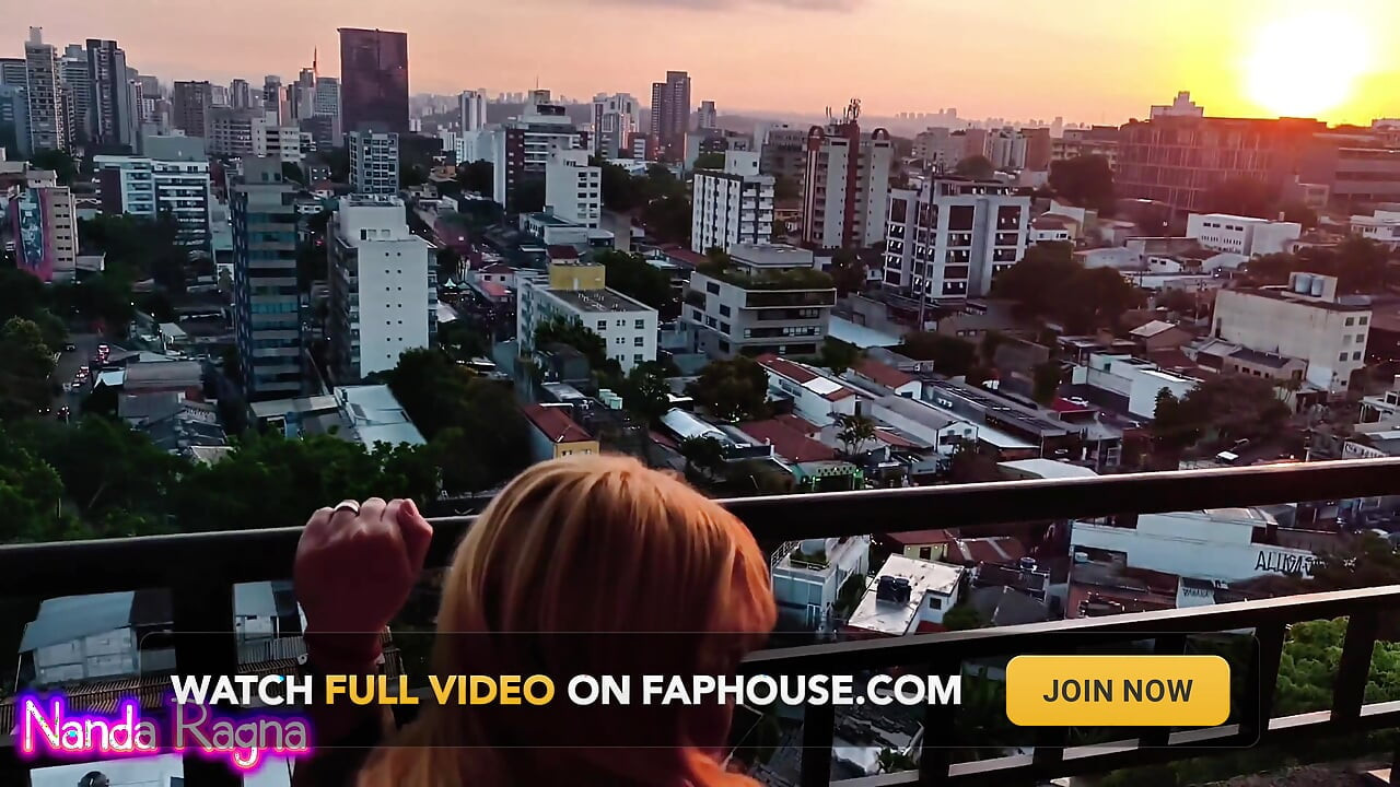 Hot Blonde Got Her Pussy Fucked on the Balcony While Watching a Beautiful Sunset