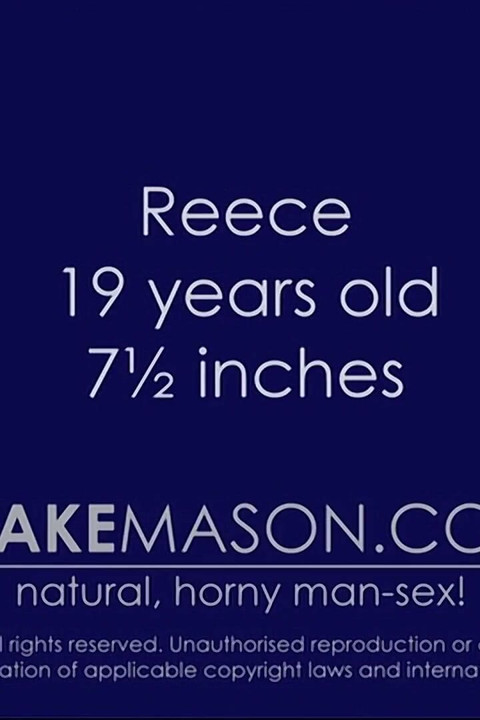 Eager Teen Reece & His Dribbling Dick