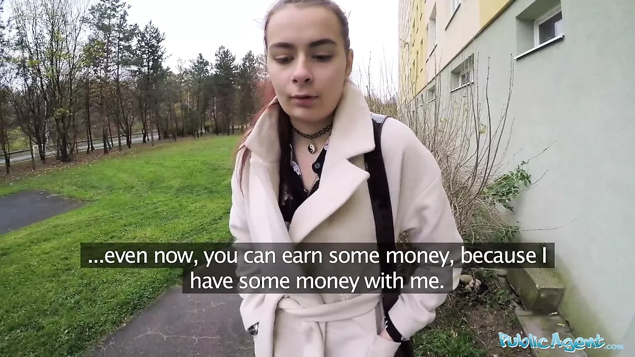 Public Agent Stairwell sex with Russian student