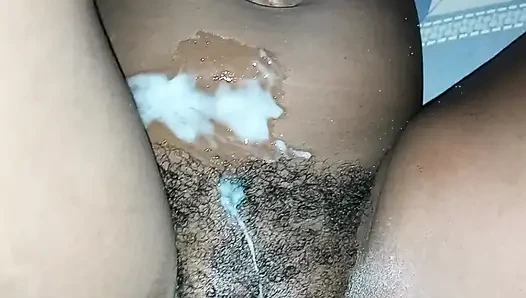 We have sex during a heavy rain.