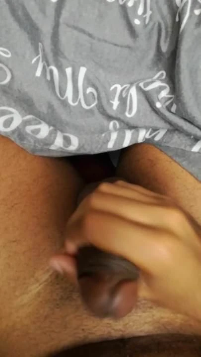 stroking my cock