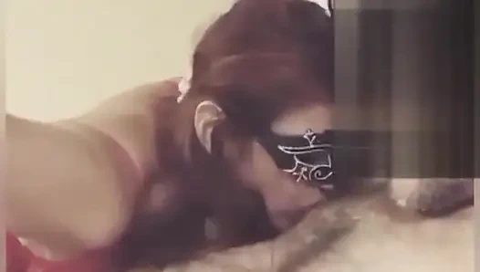 Mein Meister, ich... Und schließlich kommt es mir ins Gesicht