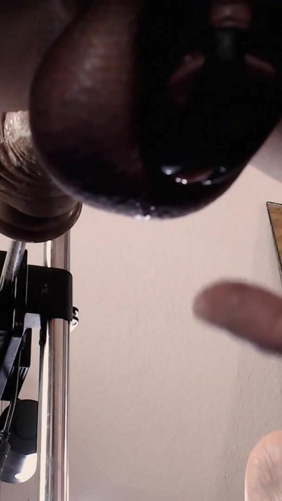 Caged Pup Jake gets his second hole punched and leaks cum with legs shaking | Clip 1