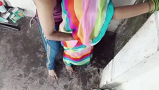Ass fucked stepmom son from Hindi audio