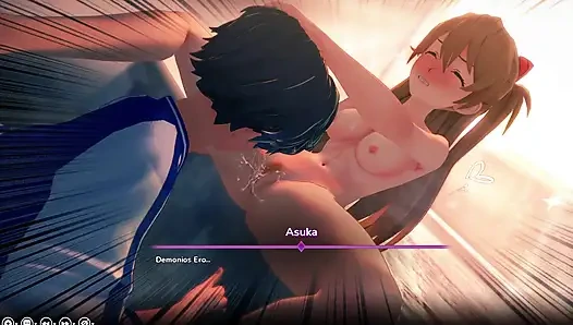 Hentai fantezim - evangelion'un amından Asuka'yı ilk kez yiyorum