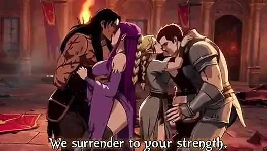 After an epic fantasy battle victors claim their spoils