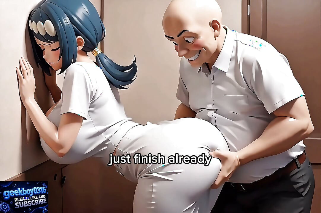 pokemon madrasta transando com homem para abrir a porta - vídeo hentai ia