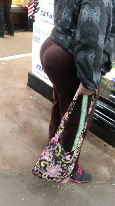 Granny got a big butt