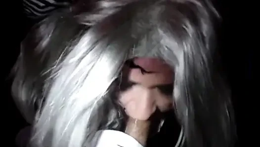Gebrochene puppe cosplay oraler creampie