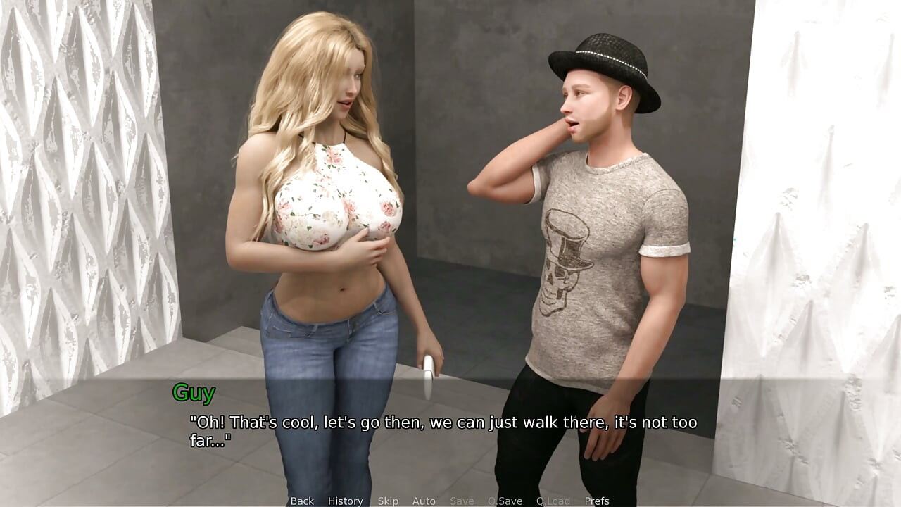 Hotwife Myriam - wizyta w muzeum sztuki zamienia się w niespodziewaną noc ogromnej spermy ładunków do rana - P1