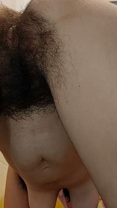 Hot latina with big ass, hairy pussy, big tits, big ass. Horny mom undresses and masturbates with moans. | Clip 1