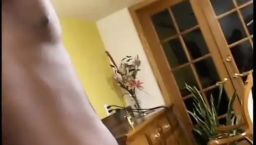 Sexy cock sucking redhead gets facial cumshot after blowing black cock