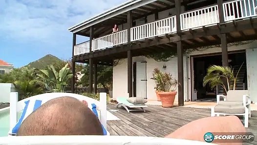 Angela jacks you off